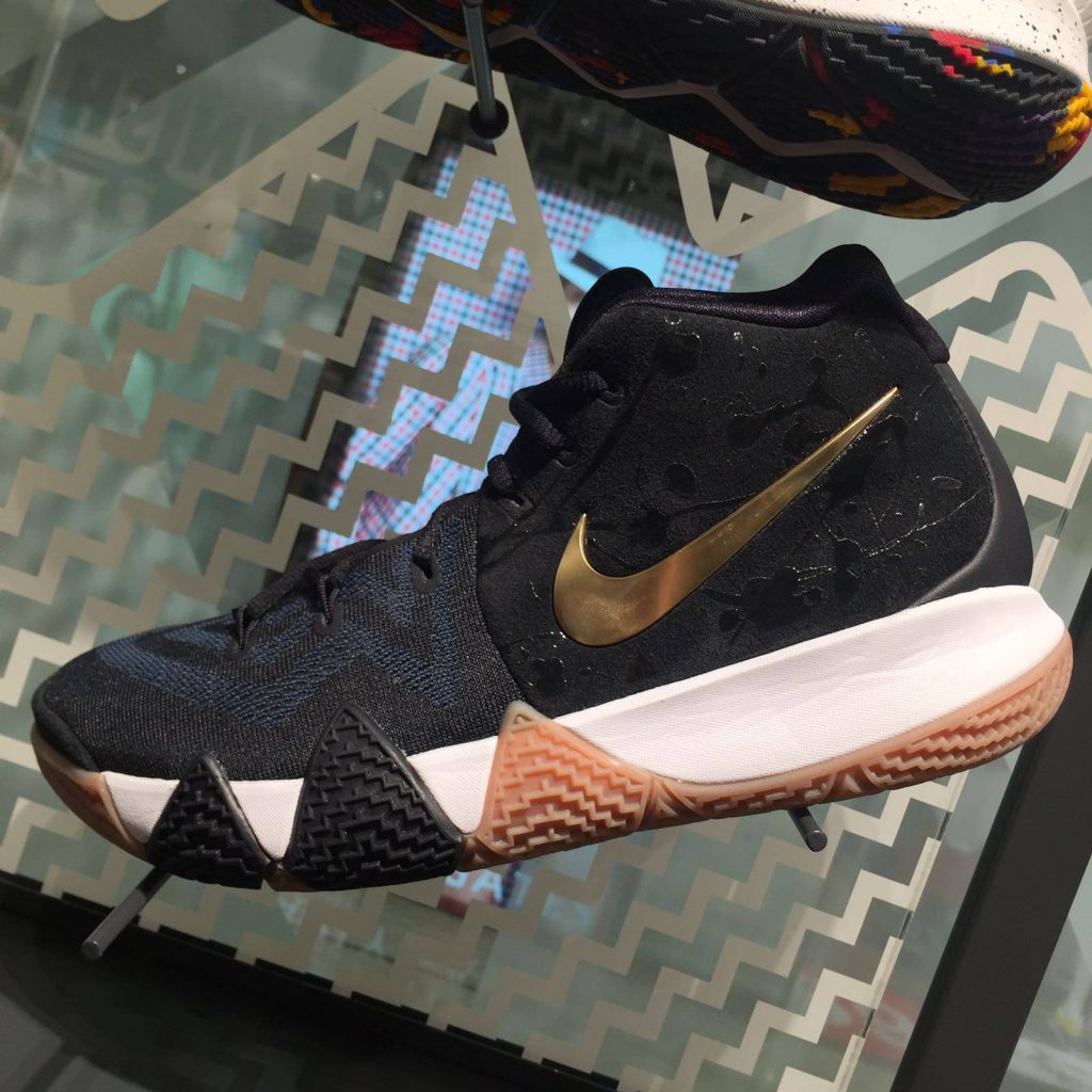 kyrie 4 pitch blue metallic gold